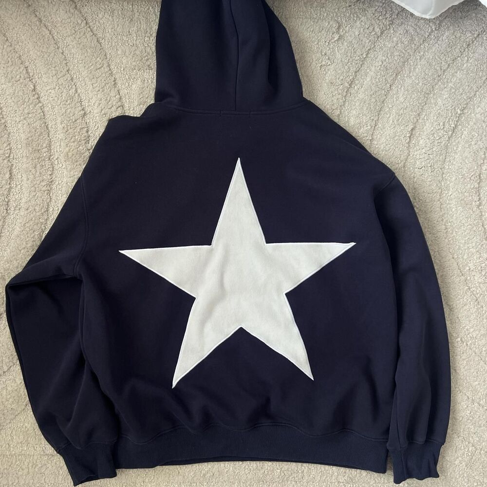 Aelfric-eden Women's Navy Hoodie - Picture 4 of 4